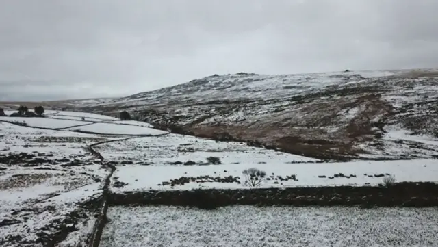 Snow on Dartmoor