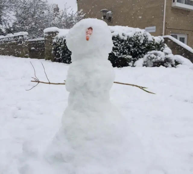 Snowman Bath