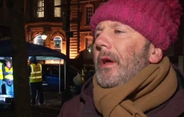 A man experiencing homelessness in Bristol