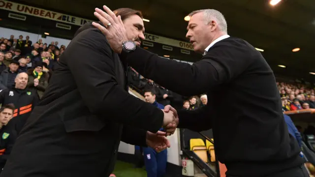 Daniel Farke and Paul Lambert