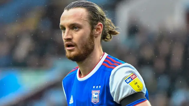 Will Keane in action for Ipswich