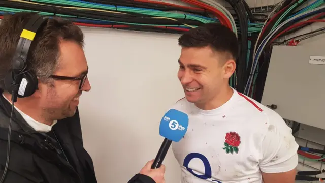 Chris Jones with Ben Youngs