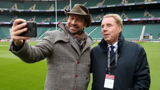 Nick Knowles and Harry Redknapp