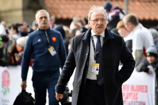 France arrive at Twickenham