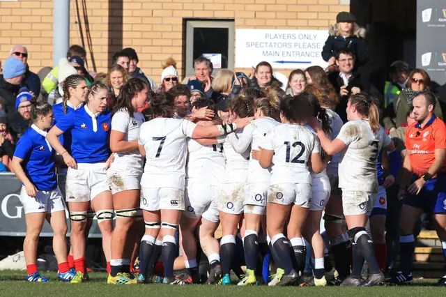 England celebrate