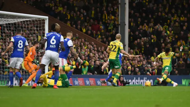 Norwich goal