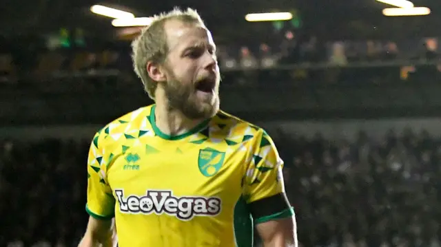 Teemu Pukki in action for Norwich