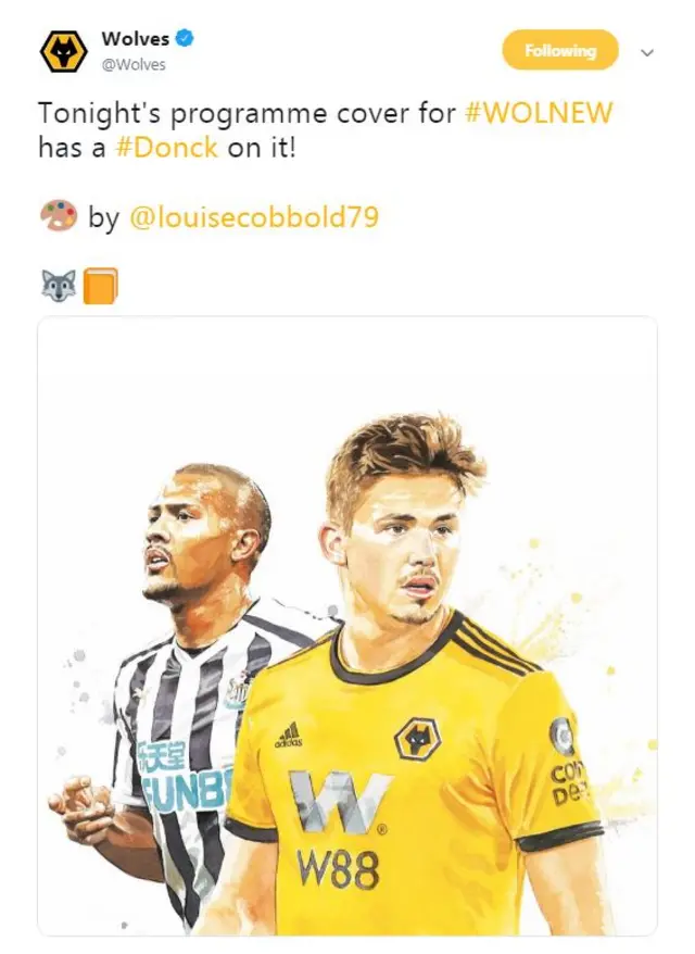 Wolves programme