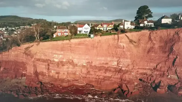 East Devon cliff erosion