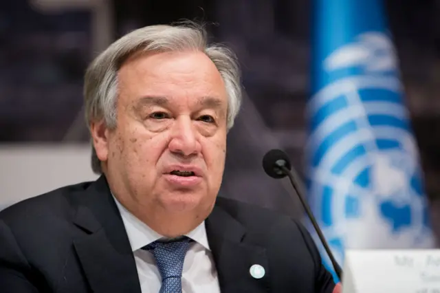 Antonio Guterres, the Secretary-General of the United Nations