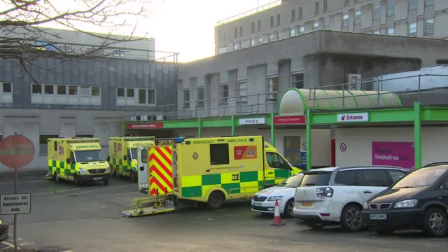 Ambulances at Emergency Department