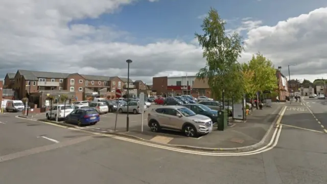 Car park on Frogmore Road, Market Drayton