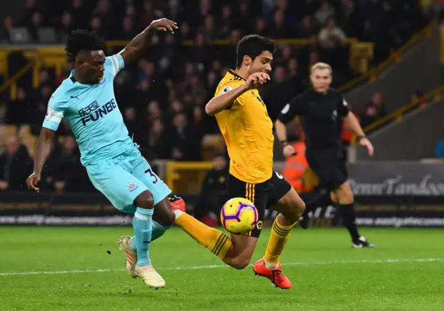 Raul Jimenez and Christian Atsu