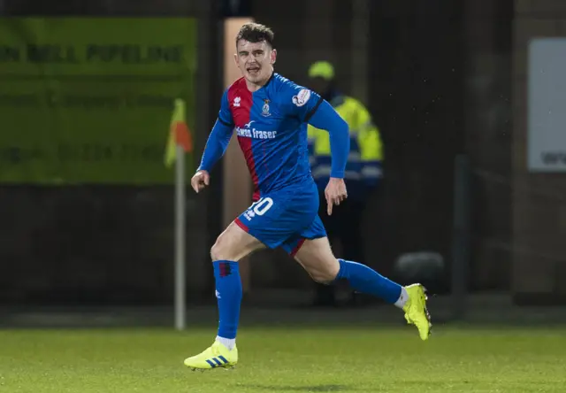 Aaron Doran celebrates scoring