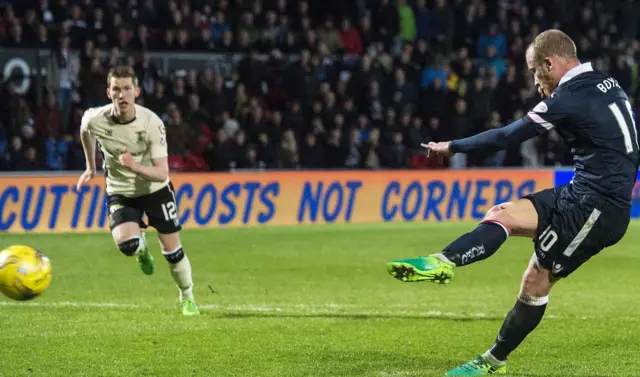 Liam Boyce scores for Ross County against Inverness CT
