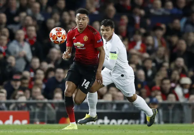 Jesse Lingard run