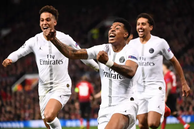 Presnel Kimpembe celebrates