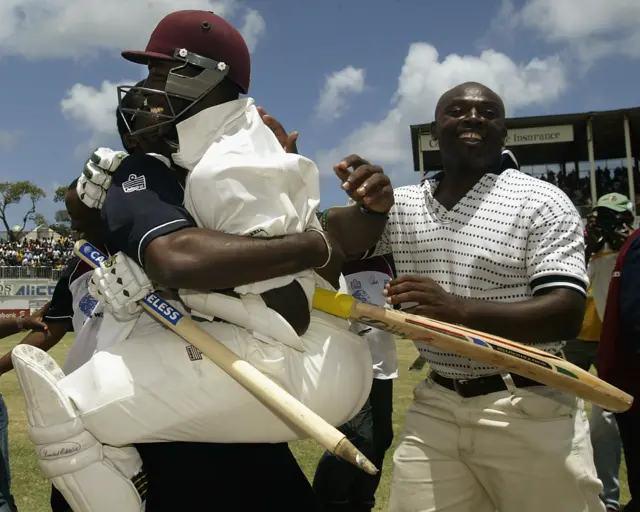 West Indies celebrate