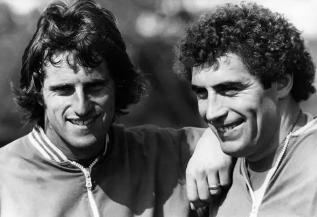 Ray Clemence and Peter Shilton