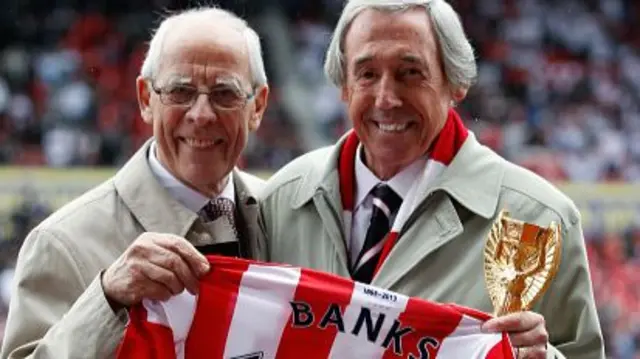 Peter Coates and Gordon Banks