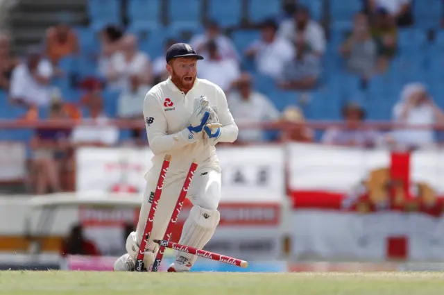 Jonny Bairstow runs out Shimron Hetmyer