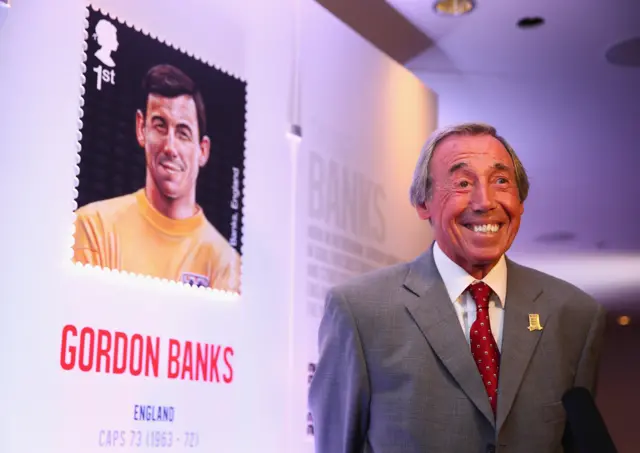 Gordon Banks stamp launch