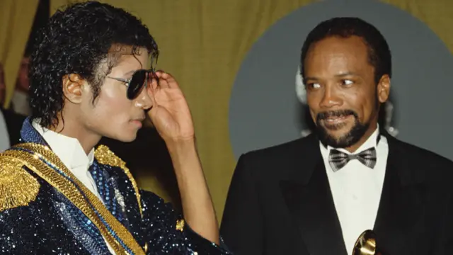 Michael Jackson and Quincy Jones