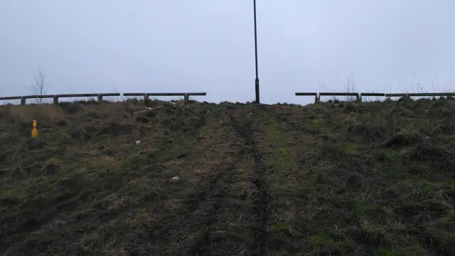 The barrier at Skye Edge field