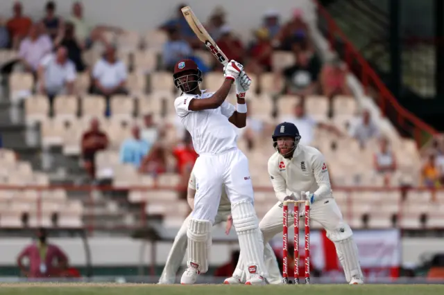 Roston Chase in action