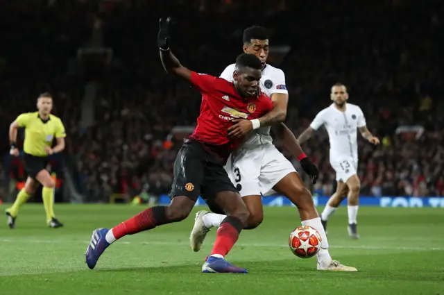 Paul Pogba and Presnel Kimpembe