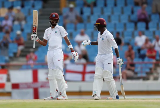 Roston Chase celebrates his half century