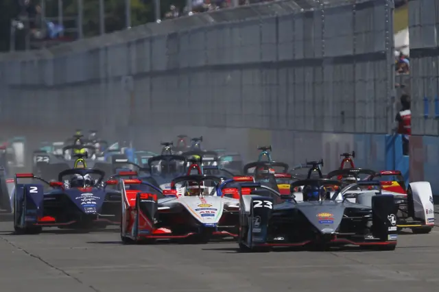 Start of the 2019 Antofagasta Minerals Santiago E-Prix