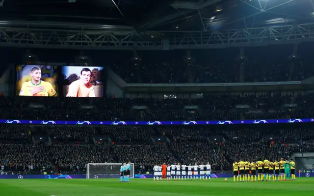 Silence for Emiliano Sala and Gordon Banks