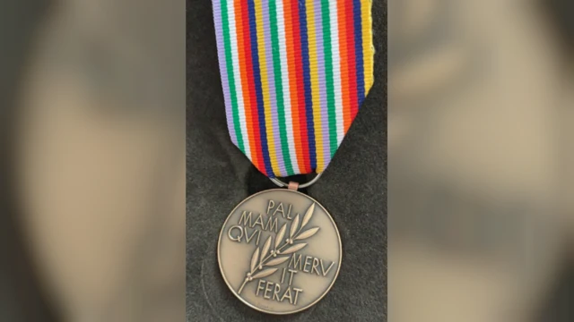 Stolen medal