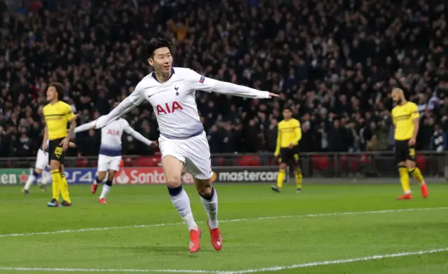 Son celebrates