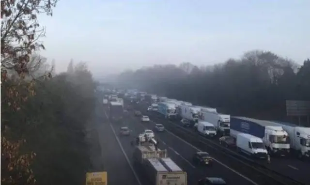 motorway queues