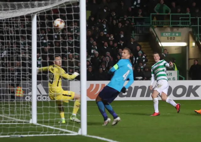 Callum McGregor lashed in the only goal against Zenit at Celtic Park