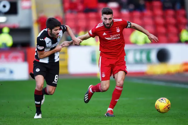 St Mirren lead the way at Pittodrie