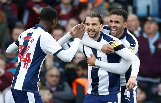 West Brom celebrate