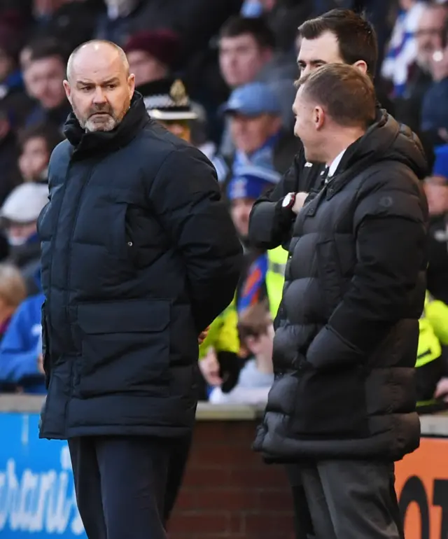 Steve Clarke and Brendan Rodgers