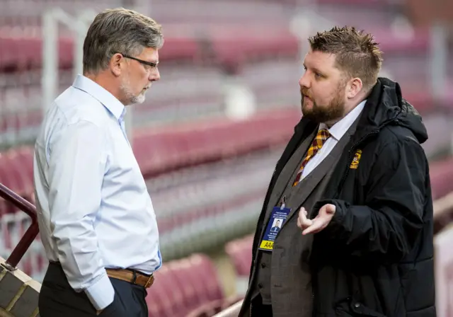 Alan Burrows and Craig Levein