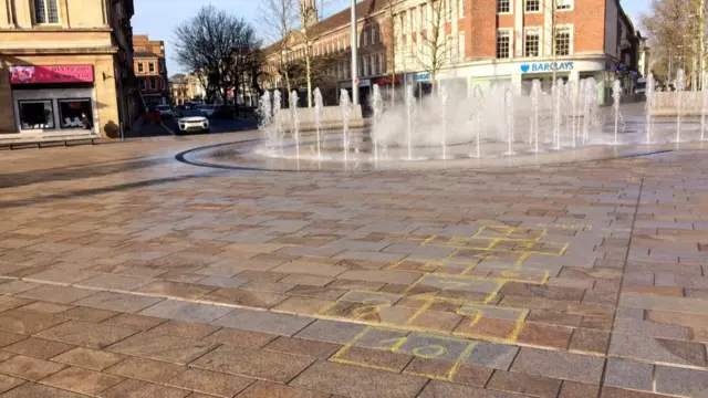 A grid in the city centre