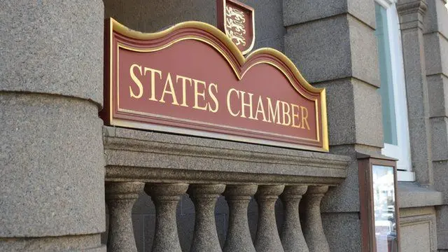 States of Jersey chamber sign