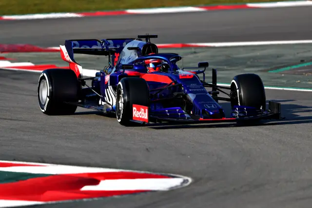 Toro Rosso at F1 testing in Barcelona