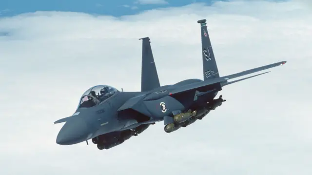 An F-15 jet