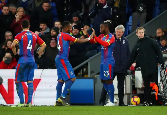 Michy Batshuayi comes on