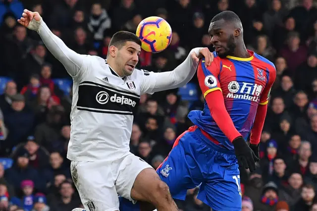 Christian Benteke and Mitrovic