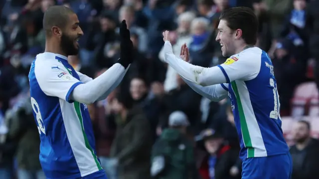 Wigan celebrate