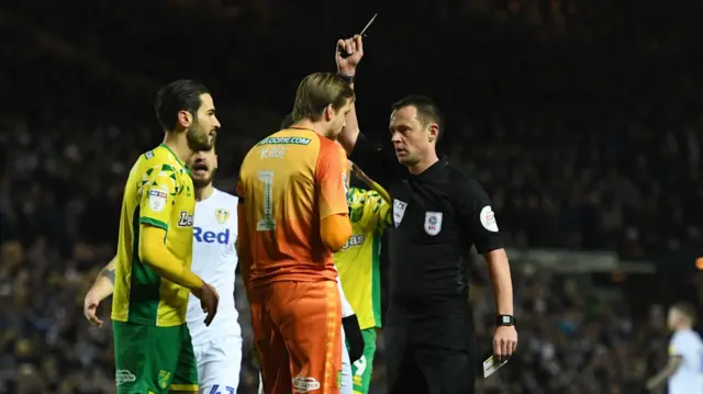 Tim Krul booked