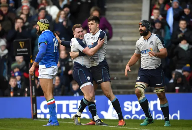 Scotland celebrate